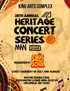 Heritage concert series flier copy