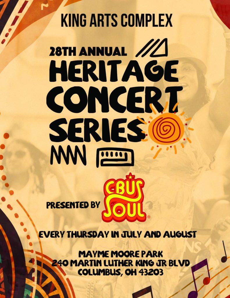 Heritage concert series flier copy